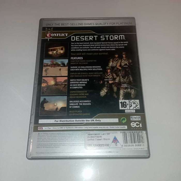 Conflict: Desert Storm [PS2]  **CIB**
